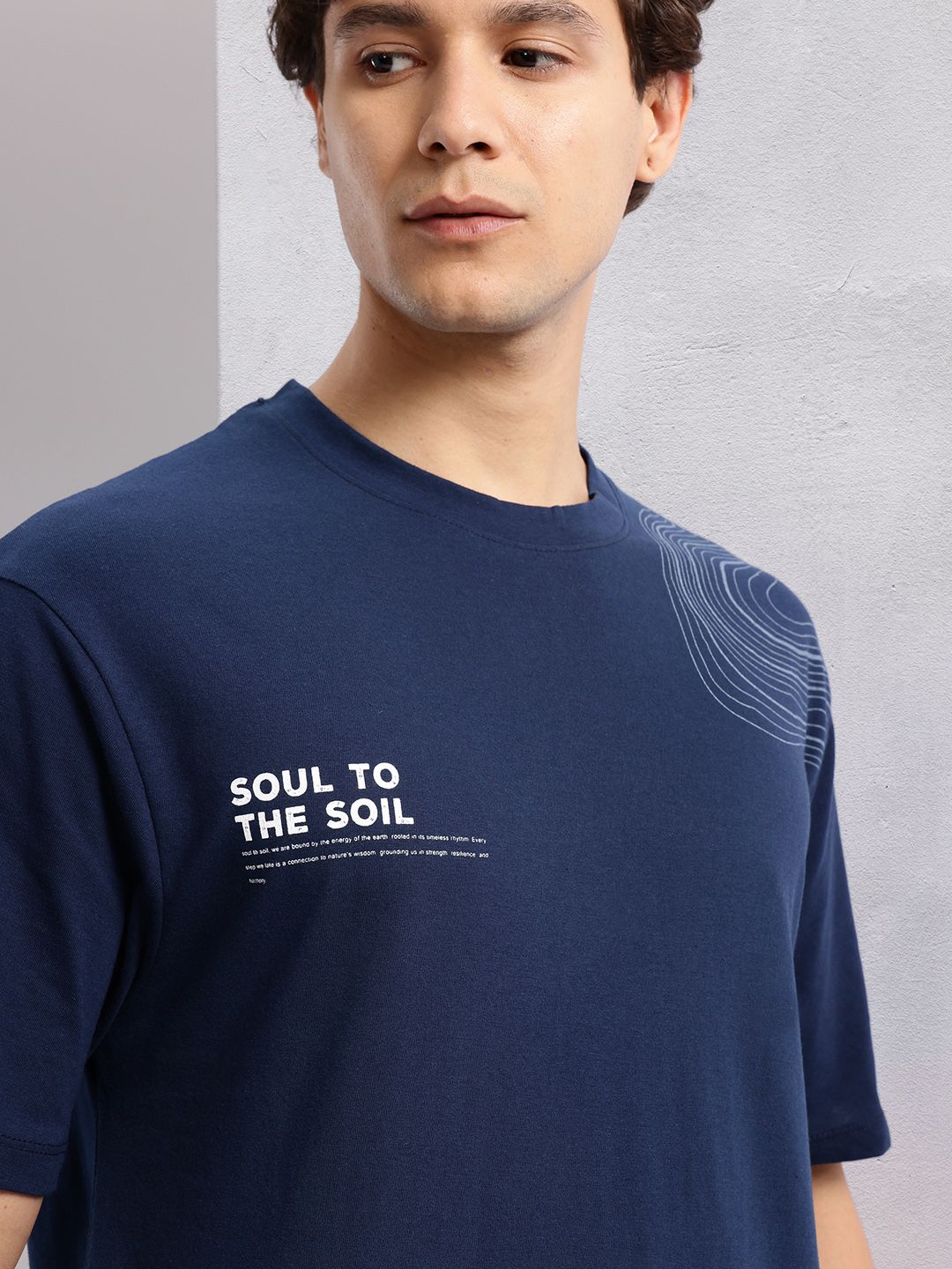 HRX by Hrithik Roshan Men Typography Printed Yoga T-shirt