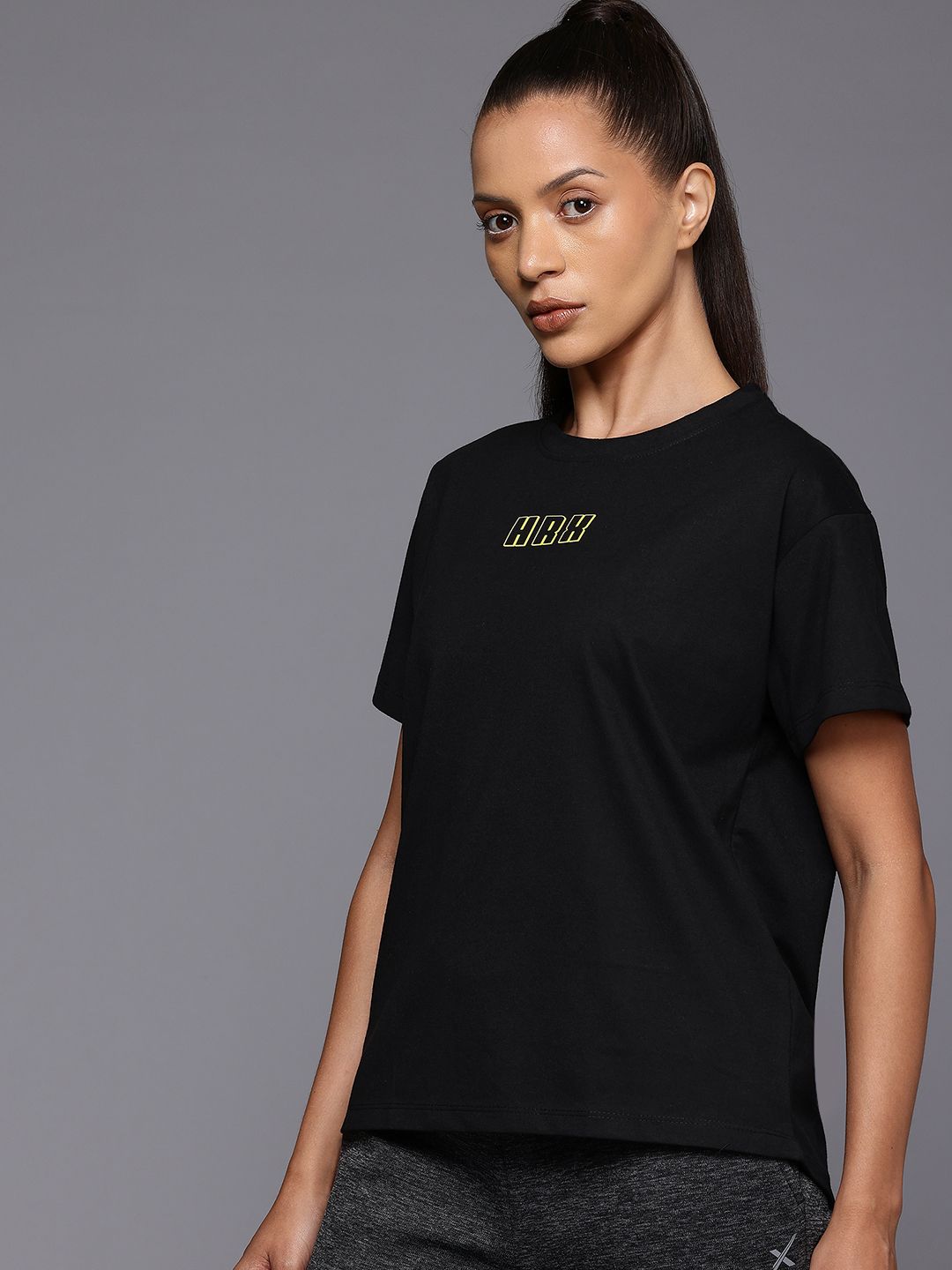 HRX by Hrithik Roshan Women Printed Relaxed Fit T-shirt