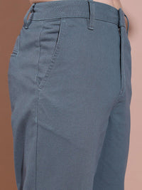 HIGHLANDER Men Straight Fit High-Rise Cotton Trousers