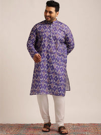 SOJANYA PLUS Men Ethnic Motifs Printed Indie Prints Kurta