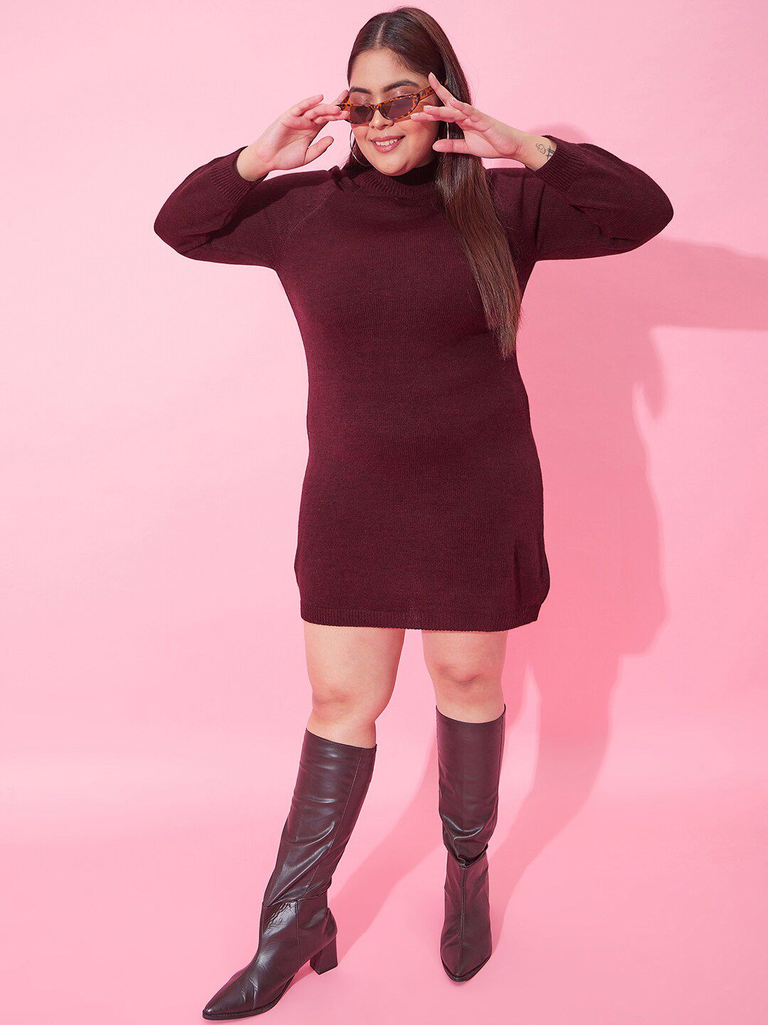 CURVY STREET Sheath Acrylic Dress