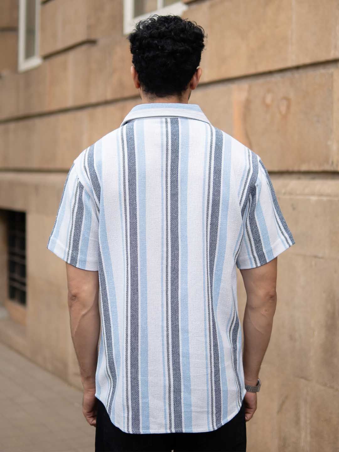 Powerlook Men Striped Casual Shirt
