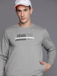 HRX by Hrithik Roshan Brand Logo Printed Round-Neck Sweatshirt