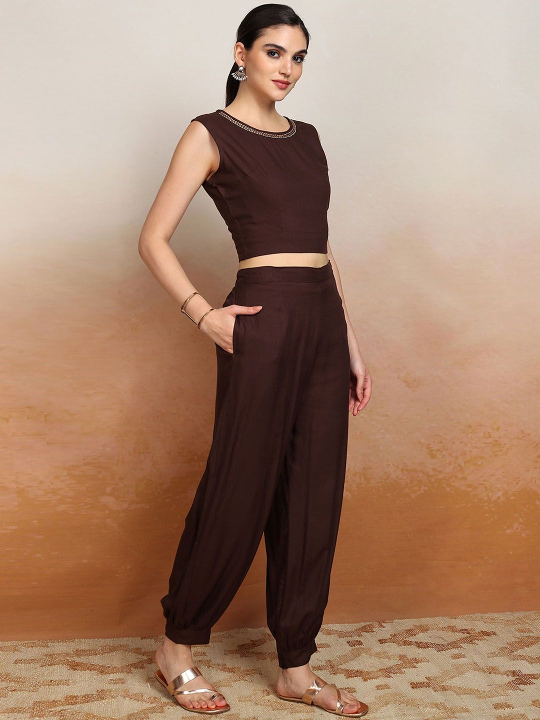Vishudh Women Ethnic Motifs Printed Regular Kurta with Trousers & Dupatta