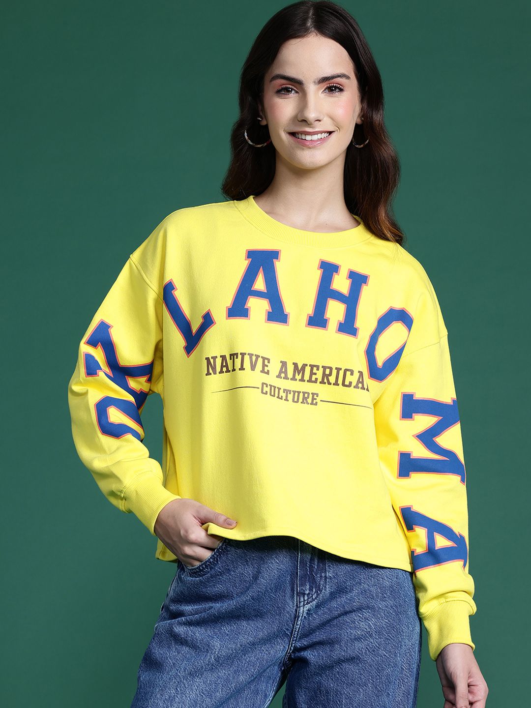 DressBerry Printed Sweatshirt