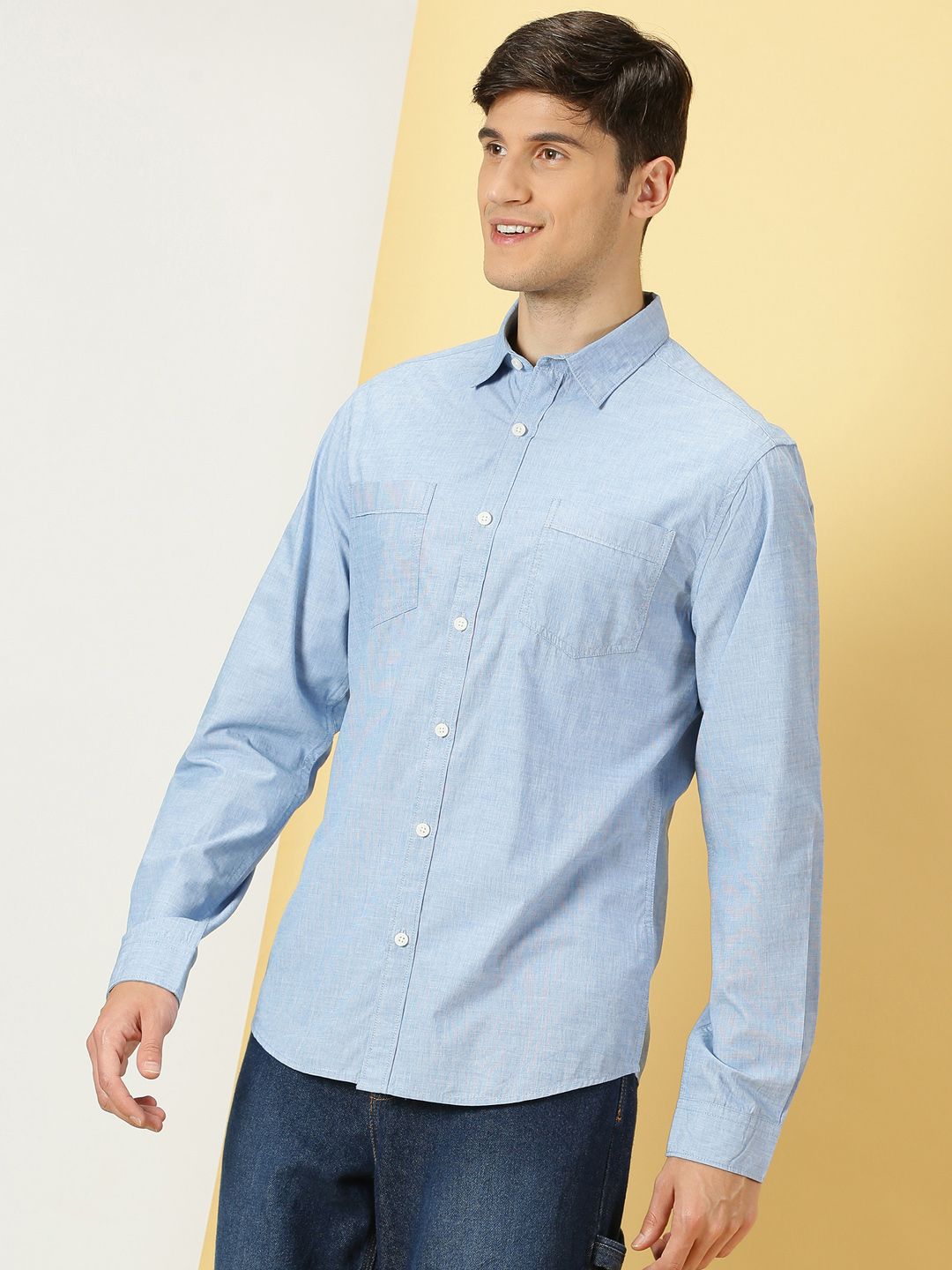 Thomas Scott Classic Opaque Cotton Casual Shirt