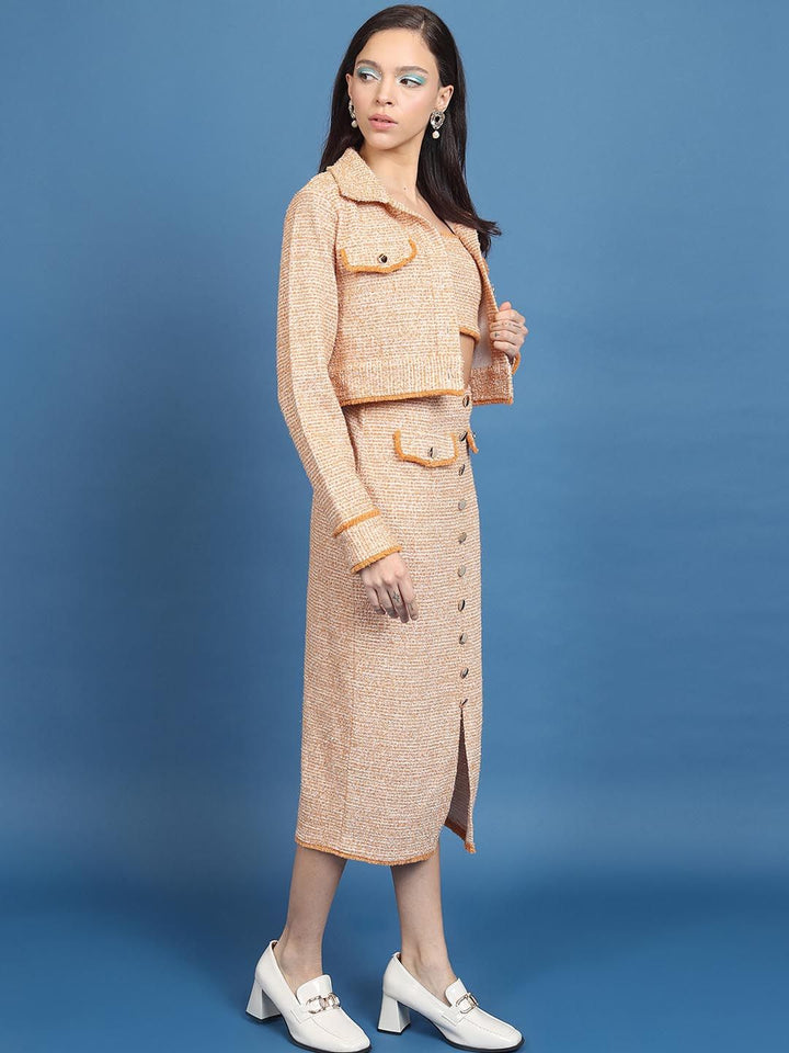 Tokyo Talkies Coat With Skirt