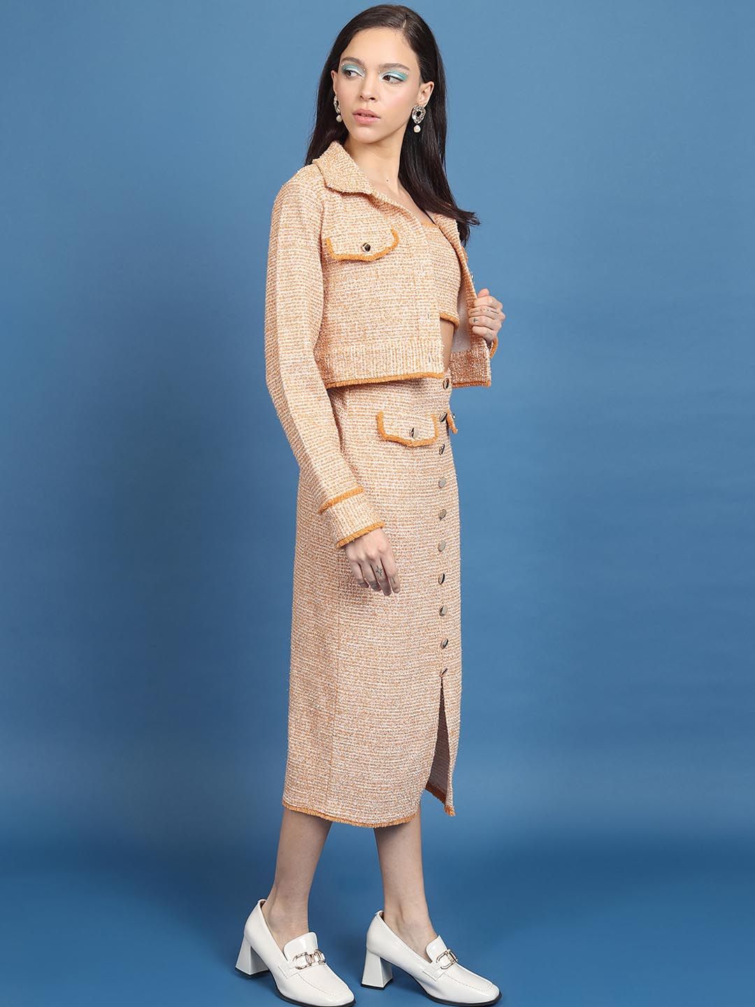 Tokyo Talkies Coat With Skirt