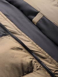 HRX by Hrithik Roshan Colourblocked Hooded Puffer Jacket