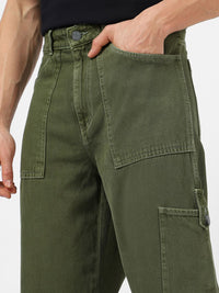 Urbano Fashion Men Baggy Fit Cargo Jeans