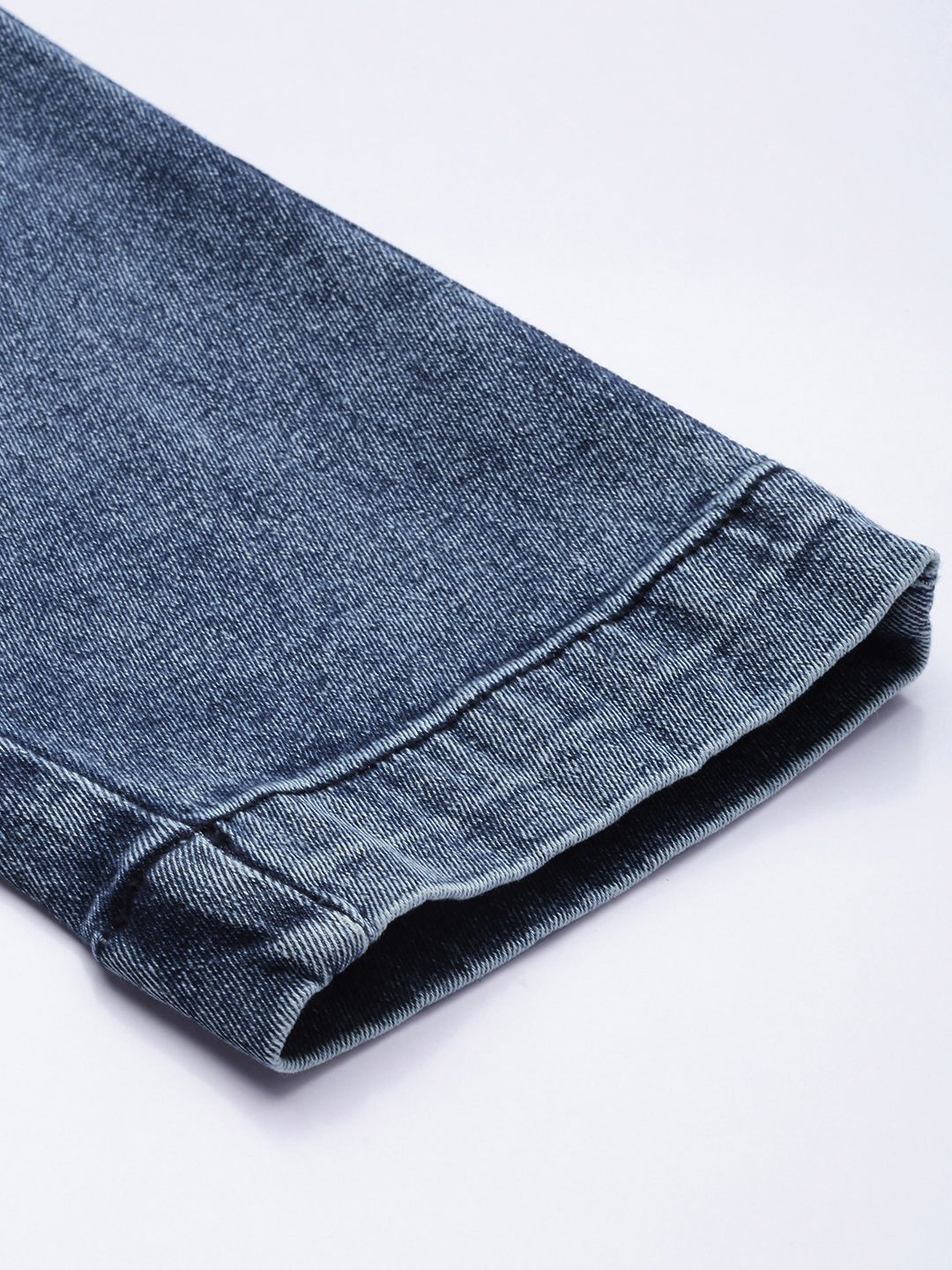 Mr Bowerbird Men Tapered Fit Heavy Fade Stretchable Cargo Style Mid-Rise Jeans