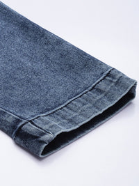 Mr Bowerbird Men Tapered Fit Heavy Fade Stretchable Cargo Style Mid-Rise Jeans