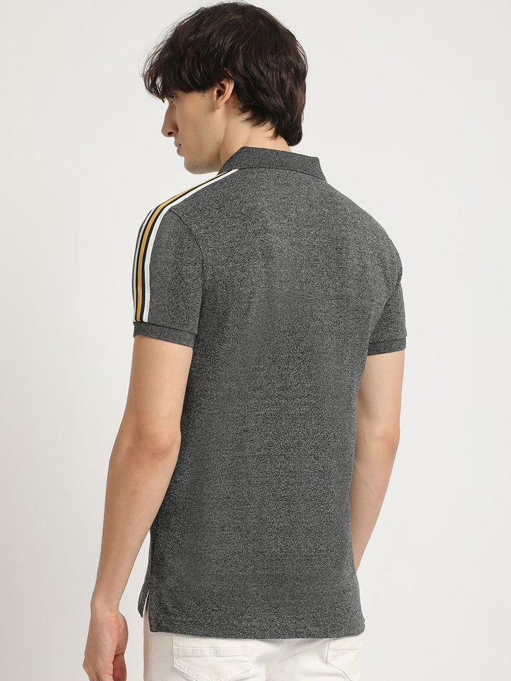 THE BEAR HOUSE Slim Fit Polo Collar T-shirt