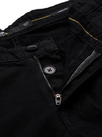 SPYKAR Men Regular Fit Pure Cotton Cargos Style Chinos