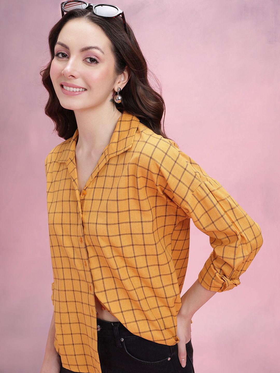 DressBerry Checked Casual Shirt