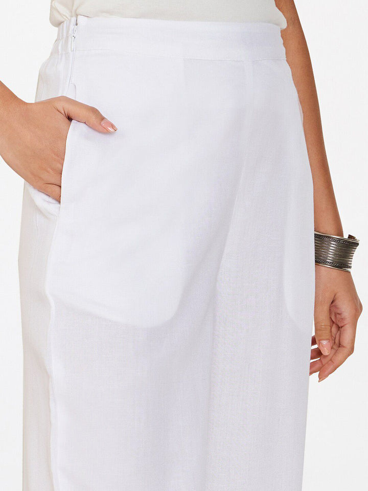 Global Desi Women Embroidered Straight Fit Trousers