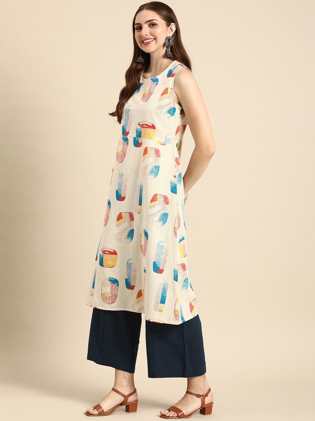 Anouk Printed Quirky Kurta