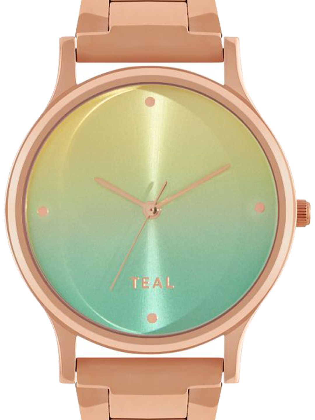 TEAL BY CHUMBAK Women Stainless Steel Bracelet Style Straps Digital Watch 8907605135224