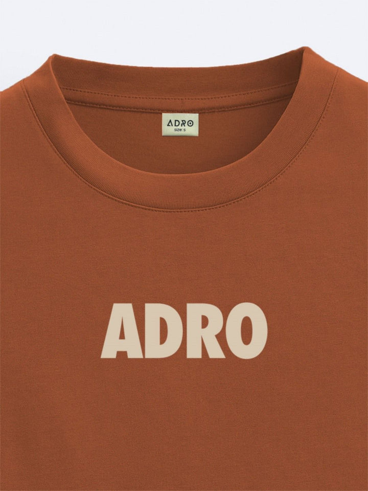 ADRO Men Printed Applique T-shirt