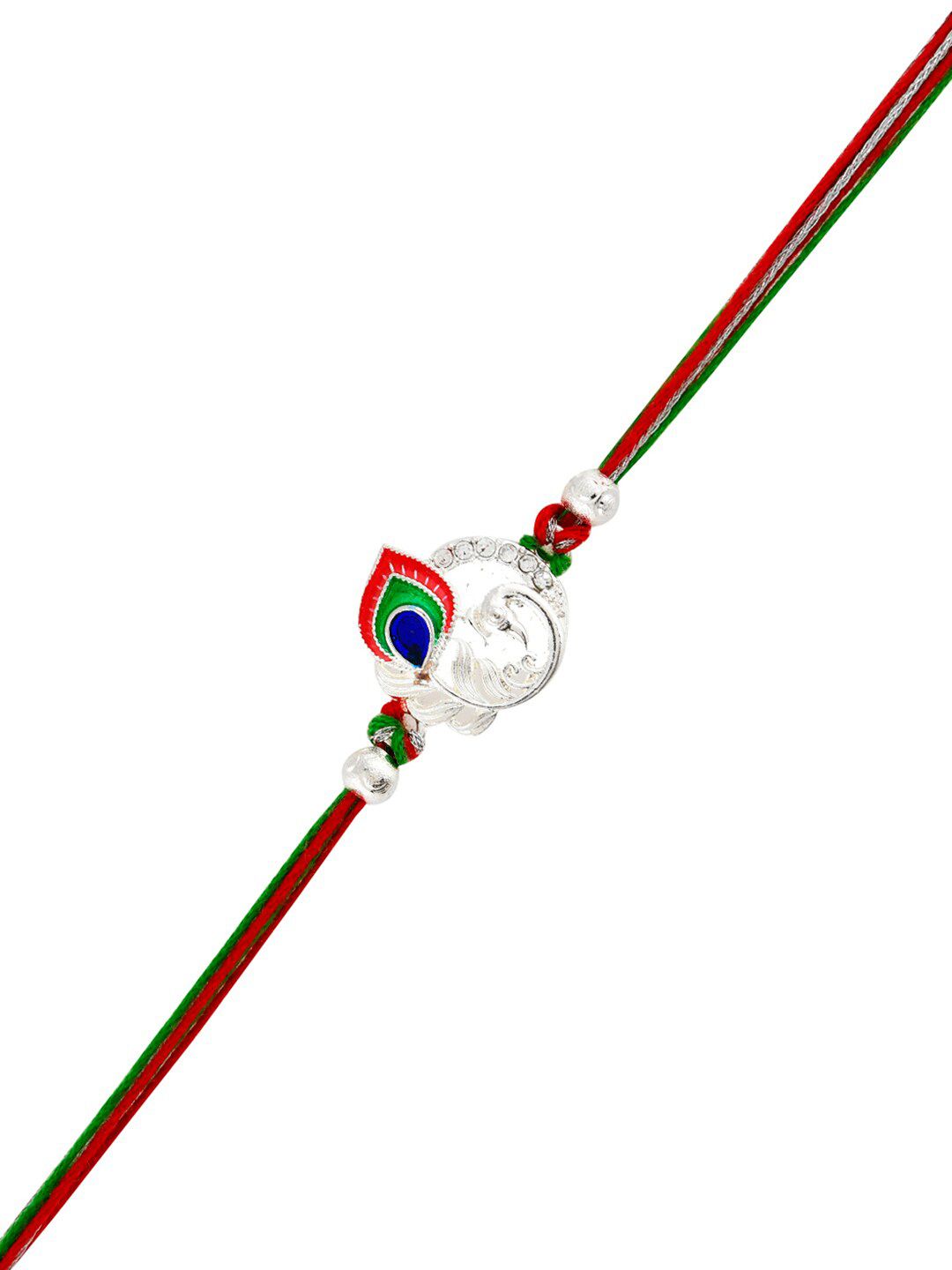 Voylla Colorful Mor Pankh Thread Rakhi