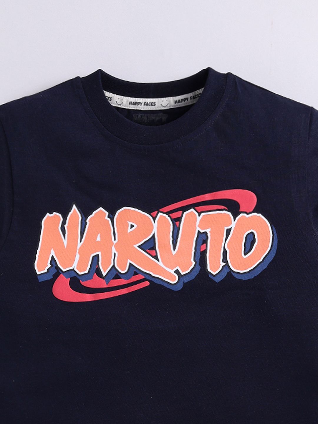 Happy Faces Boys Printed Pure Cotton T-shirt