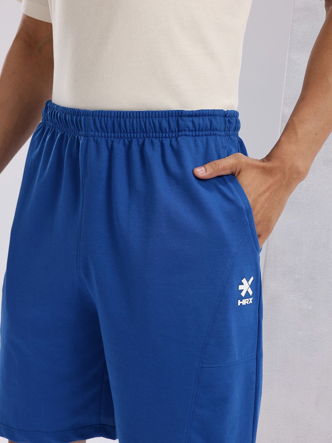 HRX by Hrithik Roshan Men Panelled Mid-Rise Regular Fit Lifestyle Shorts
