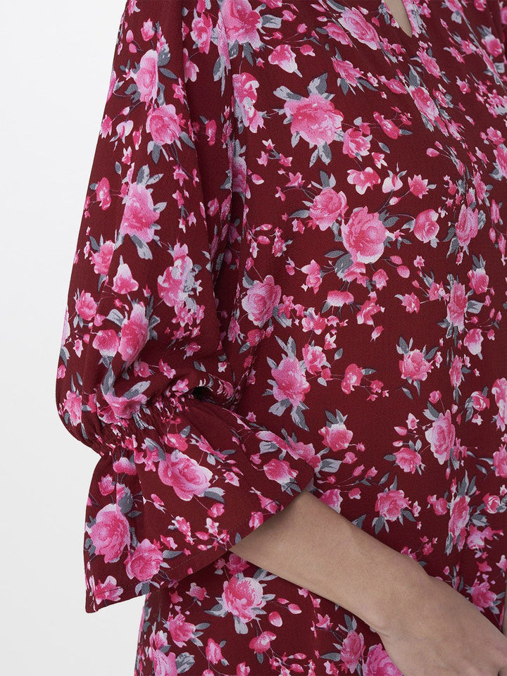 AND Maroon Printed Tunic