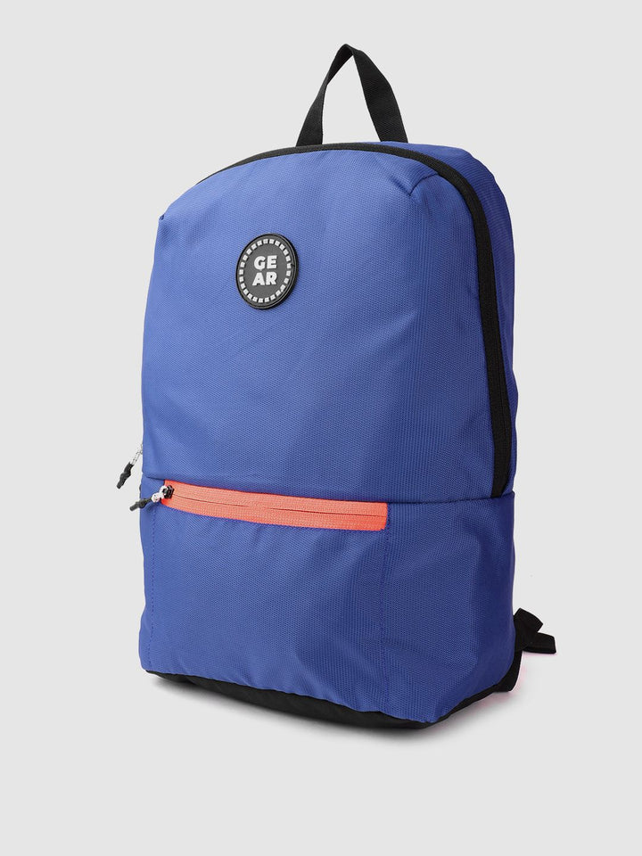 Gear Brand Logo Embossed Detail Medium-Sized Backpack 13L