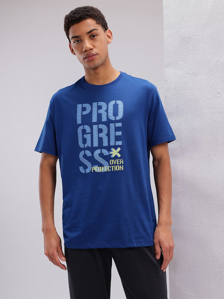 HRX by Hrithik Roshan Typography Print Training T-shirt