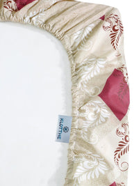 KLOTTHE Beige Cotton Geometric 400 TC Cadar Bujang
