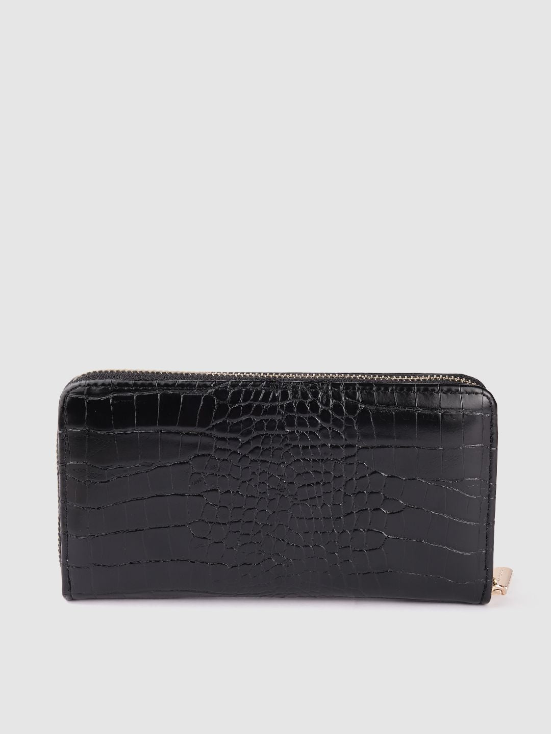 Lino Perros Women Croc Textured Zip Around Wallet
