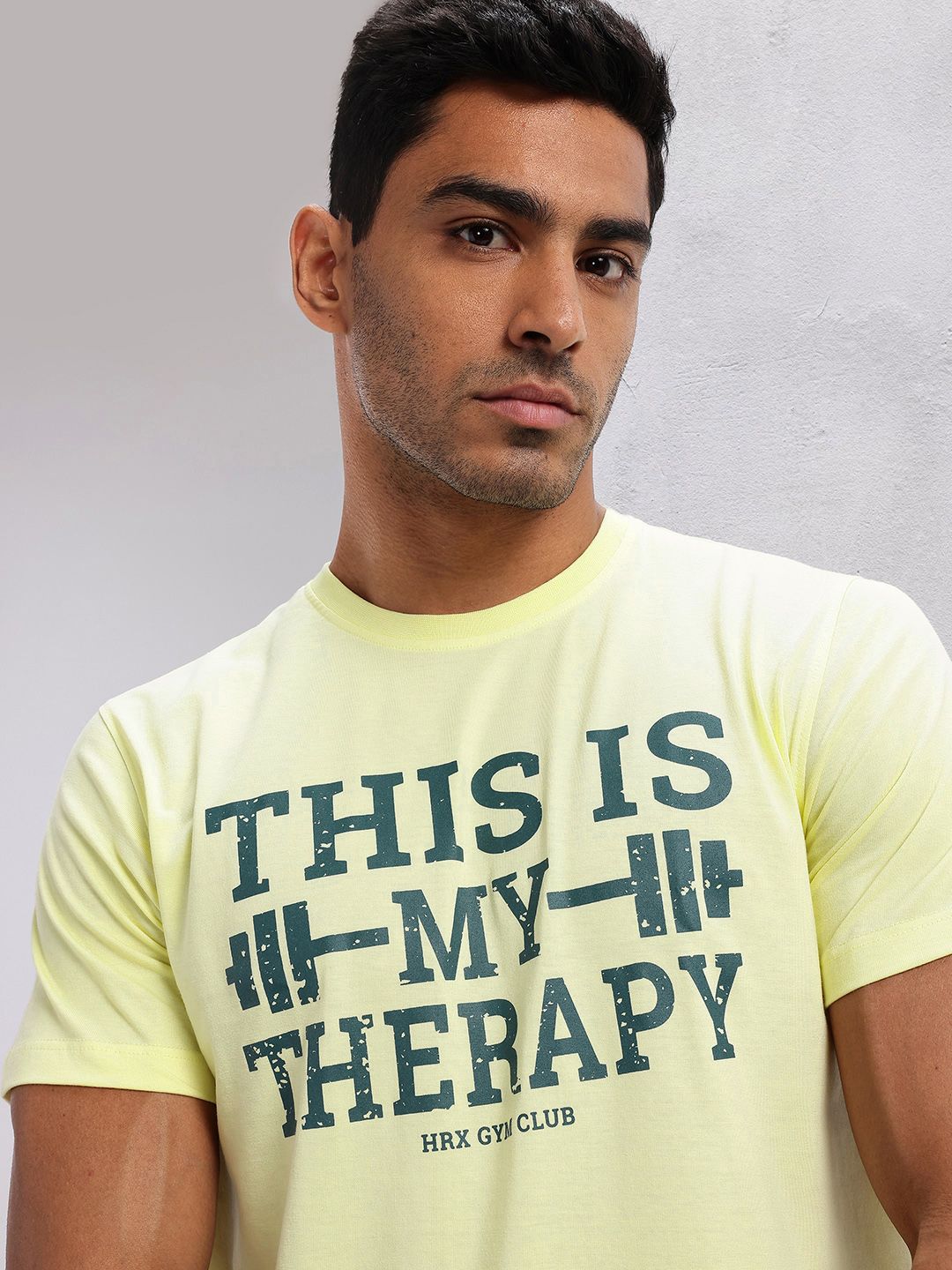 HRX by Hrithik Roshan Typography Printed Training T-shirt