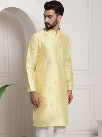 SOJANYA Embellished Mirror Work Kurta