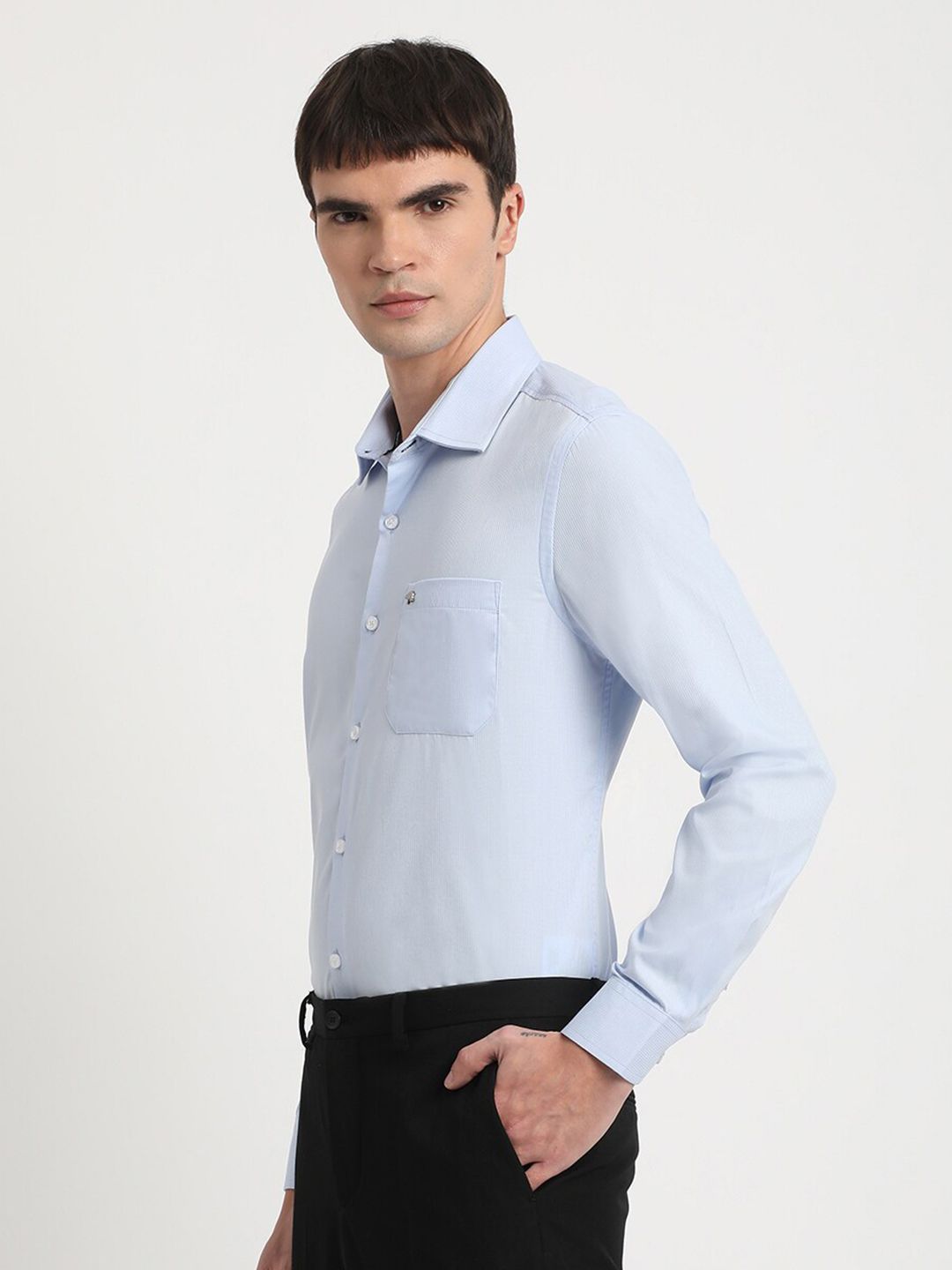 THE BEAR HOUSE Slim Fit Pure Cotton Formal Shirt
