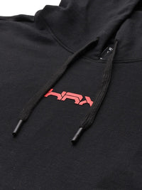 HRX by Hrithik Roshan Back Print Hooded Sweatshirt