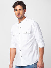 SPYKAR Men Classic Slim Fit Cotton Casual Shirt