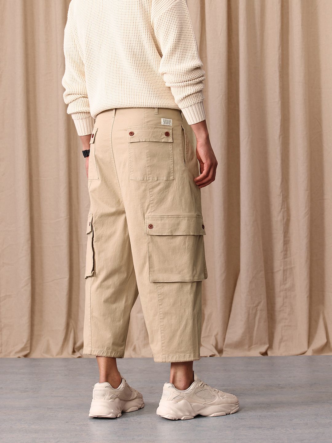 Mr Bowerbird Men Oversized Fit Pleated Trousers