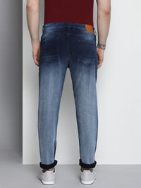 The Indian Garage Co Men Slim Fit Heavy Fade Stretchable Jeans