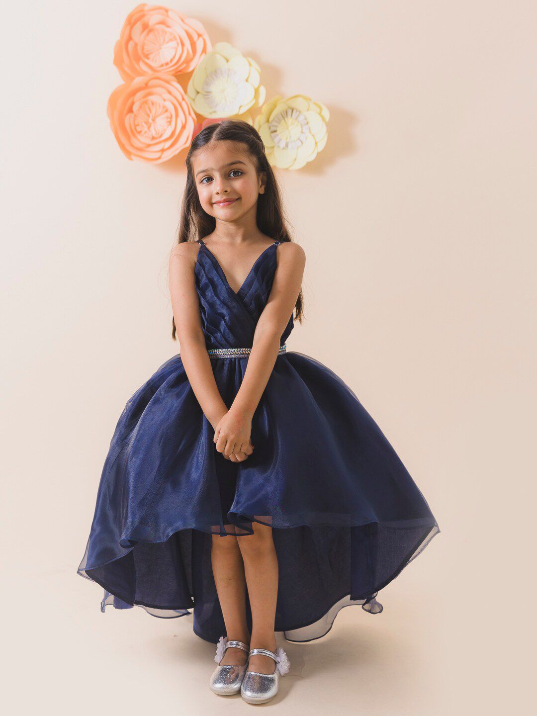 pspeaches Girls Sleeveless Fit and Flare Maxi Dress