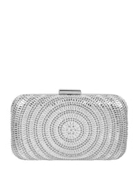 Metro Embellished Box Clutch