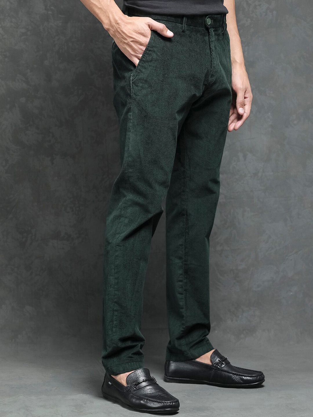 RARE RABBIT Men Upton Mid-Rise Slim Fit Joggers Trouser
