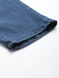 The Indian Garage Co Men Slim Fit Mildly Distressed Light Fade Stretchable Jeans