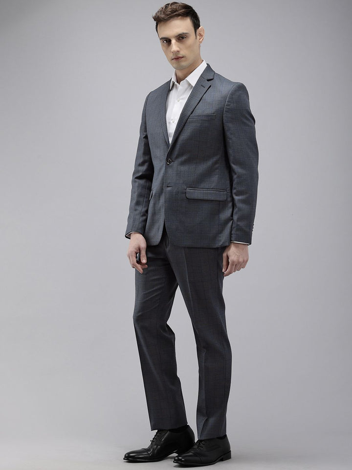 Park Avenue Checked Single Breasted Super Slim Fit 2 Piece Formal Suits