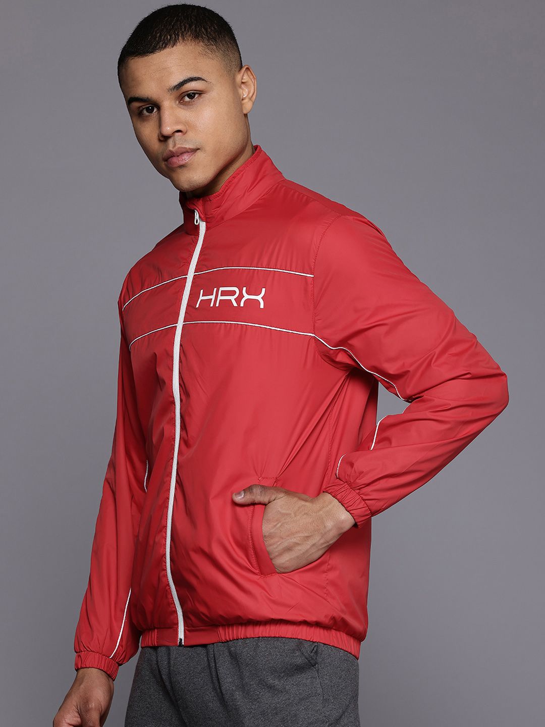 HRX by Hrithik Roshan Rapid-Dry Lifestyle Tailored Jacket