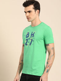 Being Human Pure Cotton Graphic Printed Casual T-shirt