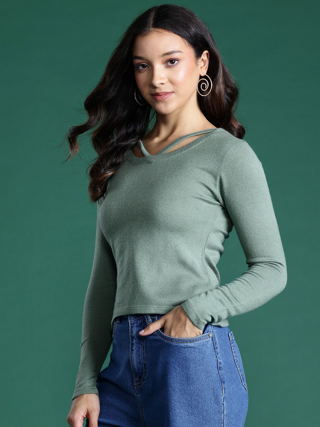 DressBerry Round Neck Pullover