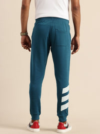 Being Human Men Pure Cotton Striped Joggers