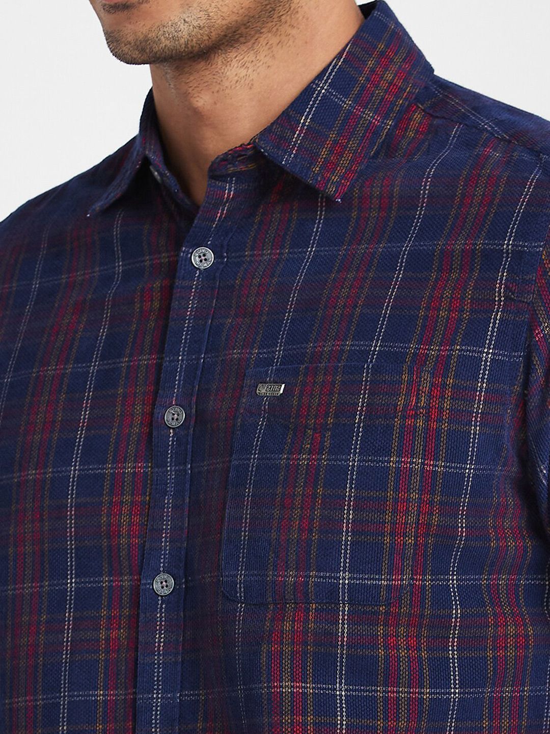 Being Human Slim Fit Tartan Checked Casual Shirt