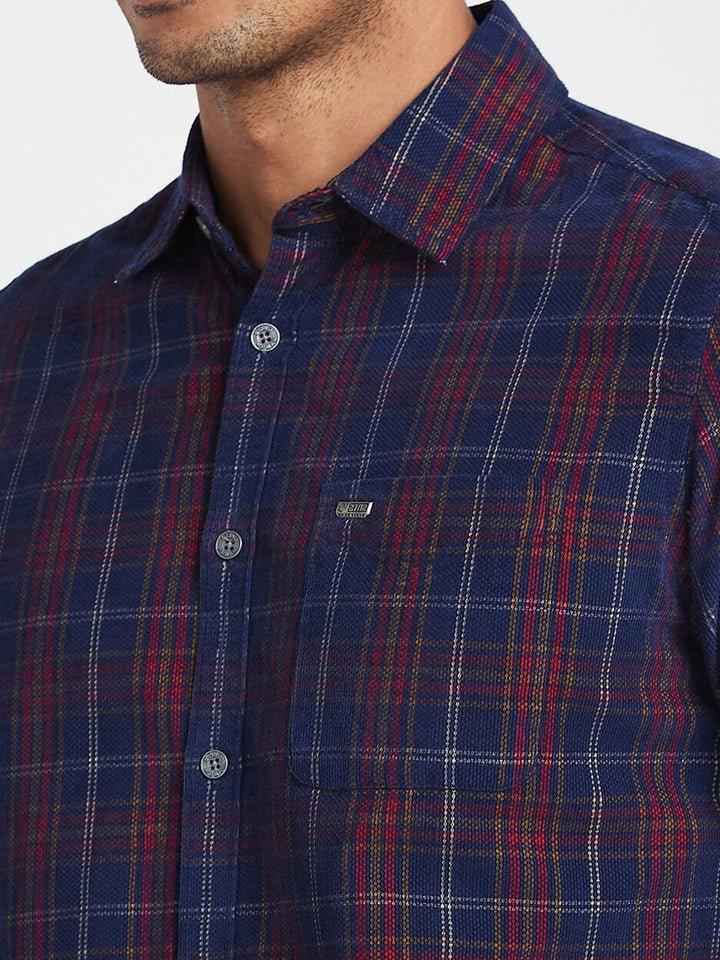 Being Human Slim Fit Tartan Checked Casual Shirt