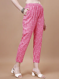 KALINI Ethnic Motifs Printed Gotta PattiStraight Kurta & Trouser With Dupatta